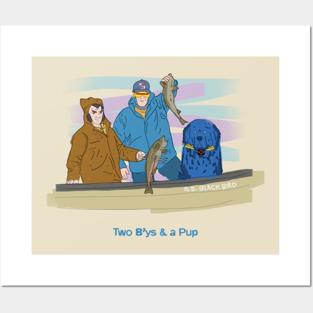 Two B'ys & a Pup Wall Art by KyleCallahanPhotography